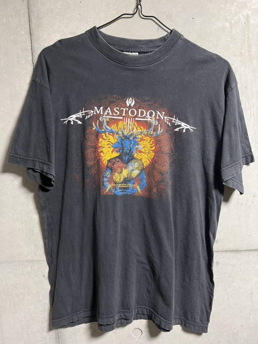 Amazon.co.jp: 00s Vintage Original MASTODON BLOOD MOUNT T T-shirt